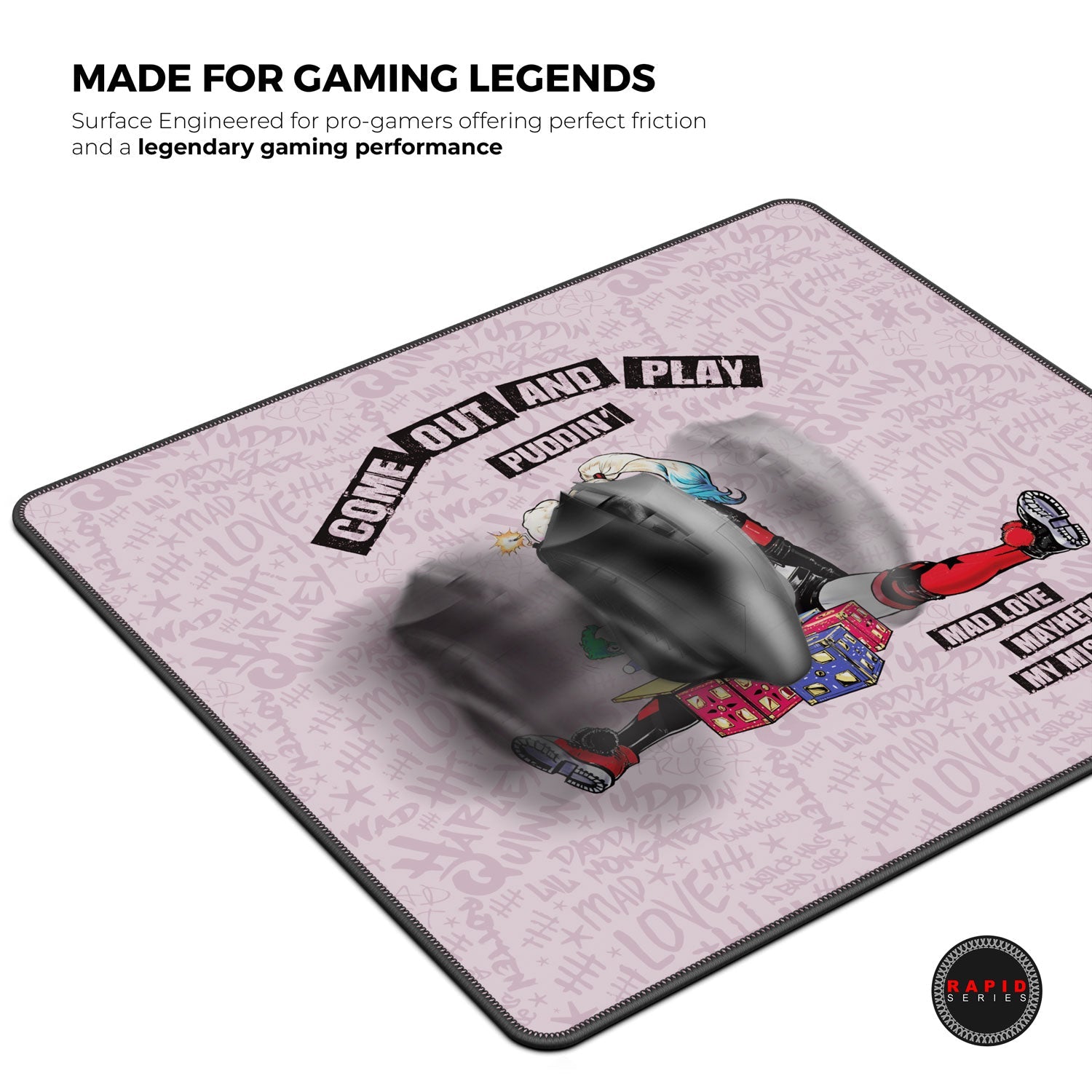 Harley Quinn Mouse Pad - Ideal Gaming Accessory for Gamers and Collectors - Shopthatapp.ca