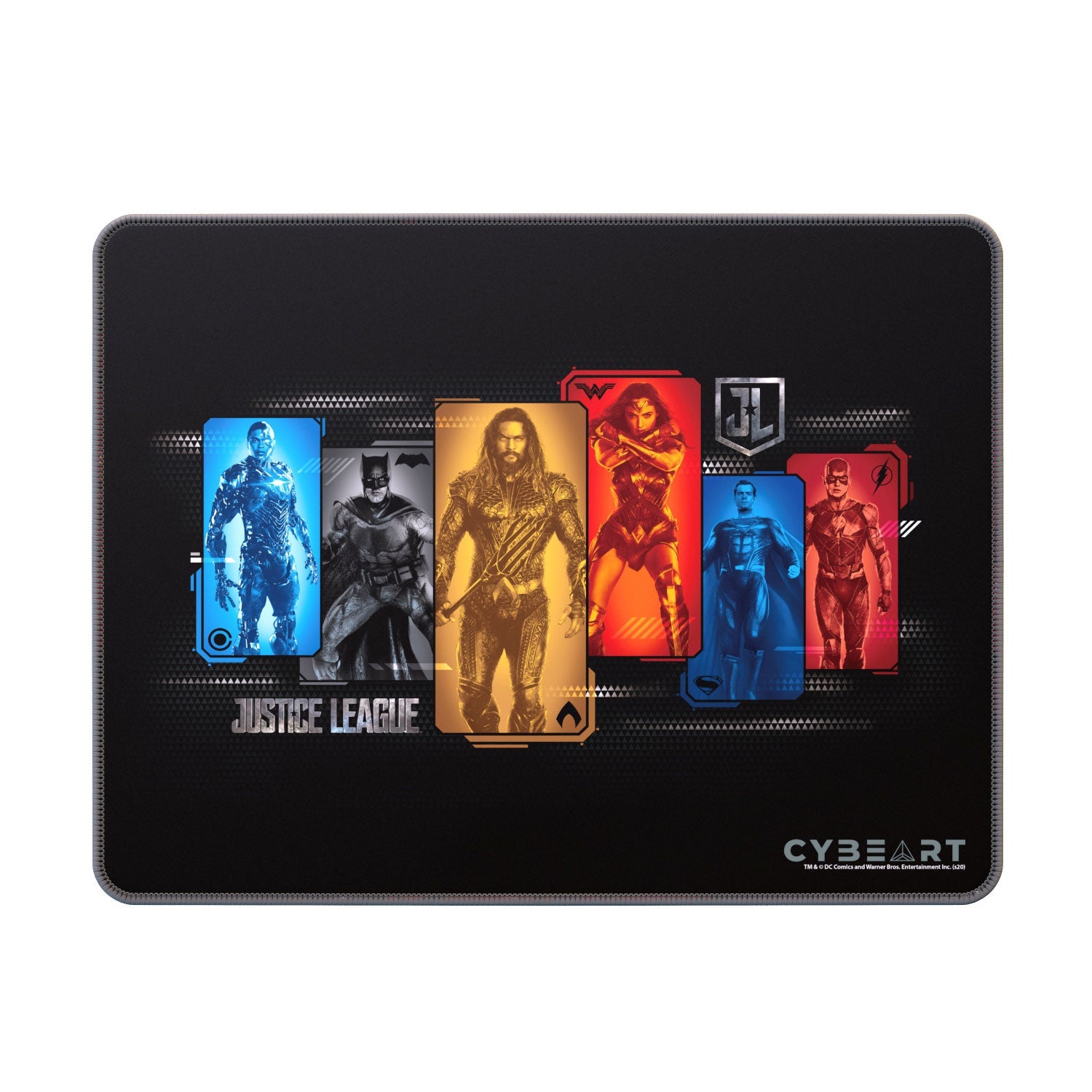Justice League Gaming Mouse Pad - Character Portraits Design - Shopthatapp.ca