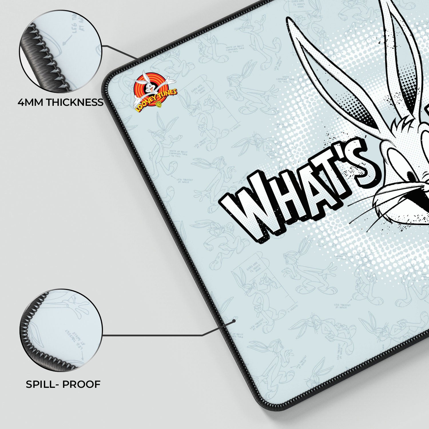 Bugs Bunny Mouse Pad for Gamers – Speed and Precision Gaming Accessory - Shopthatapp.ca