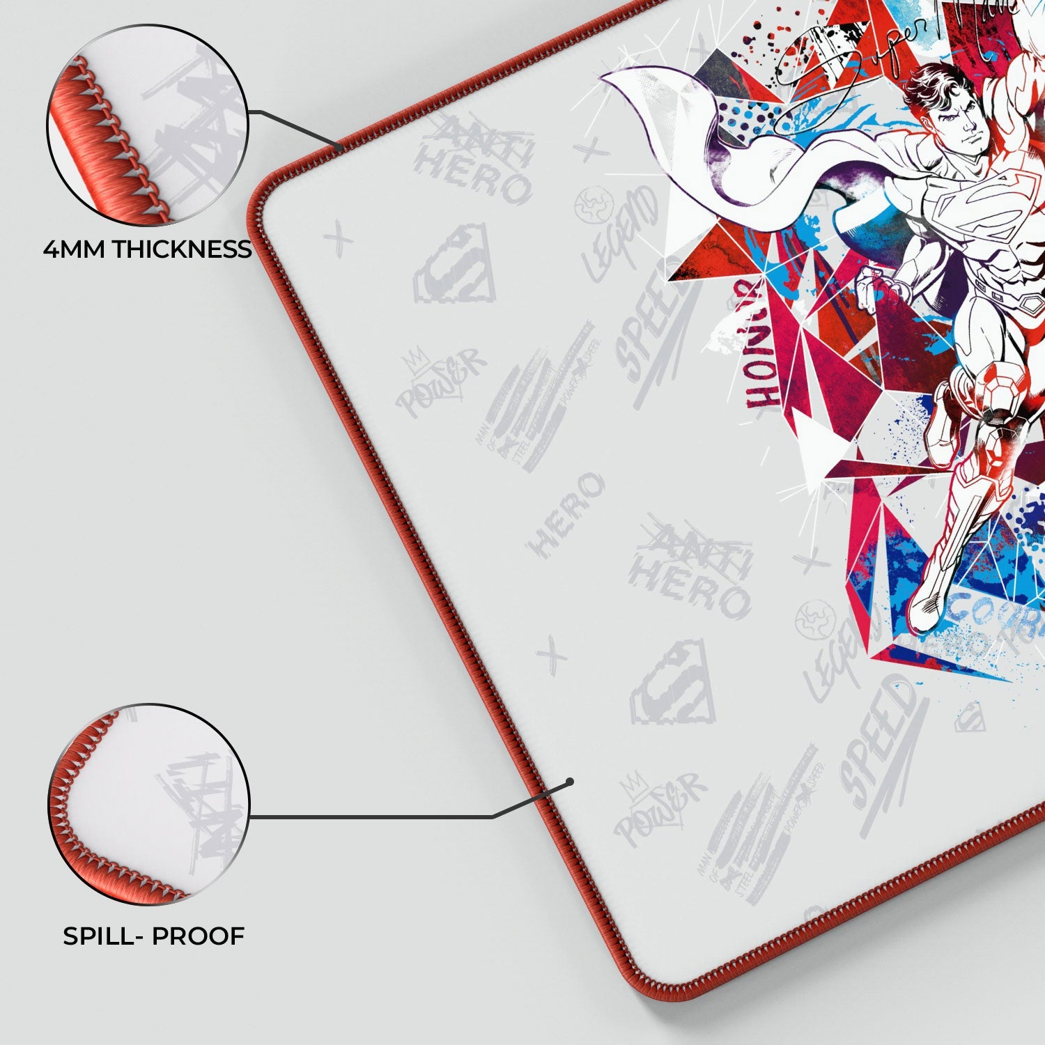 Superman Gaming Mouse Pad - Truth Honor Courage Design - Shopthatapp.ca