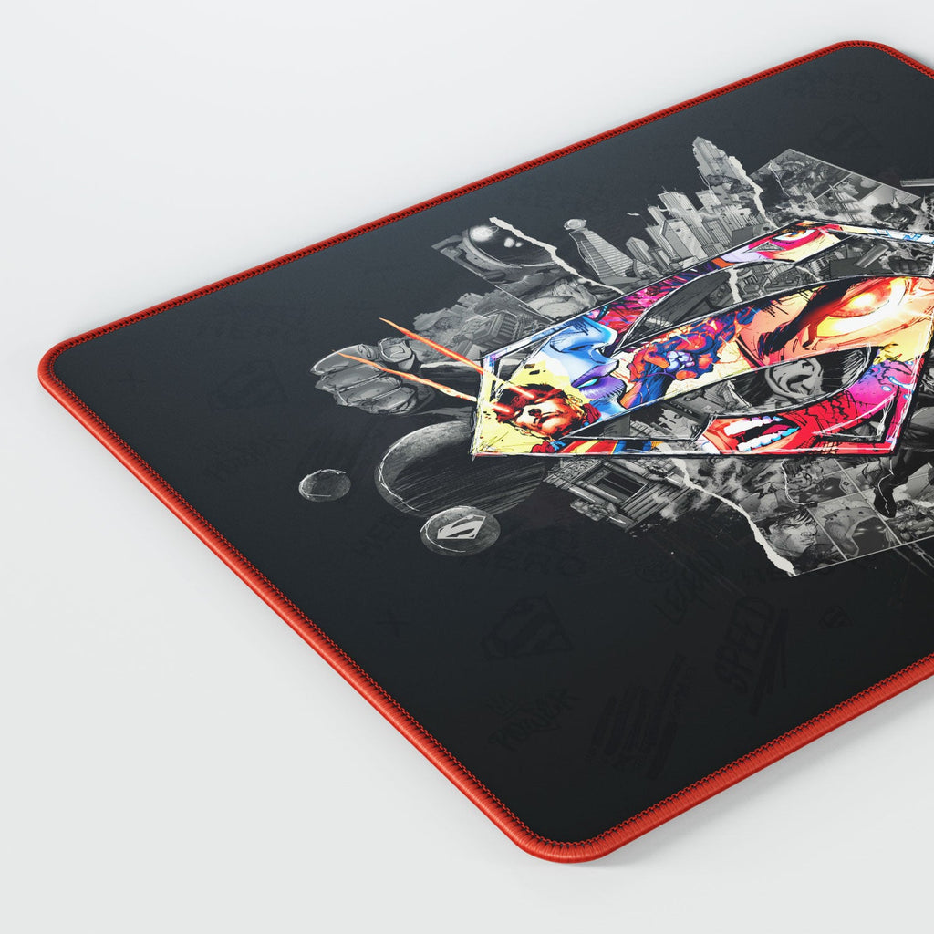 Superman Gaming Mouse Pad with Shield Emblem Design - Shopthatapp.ca