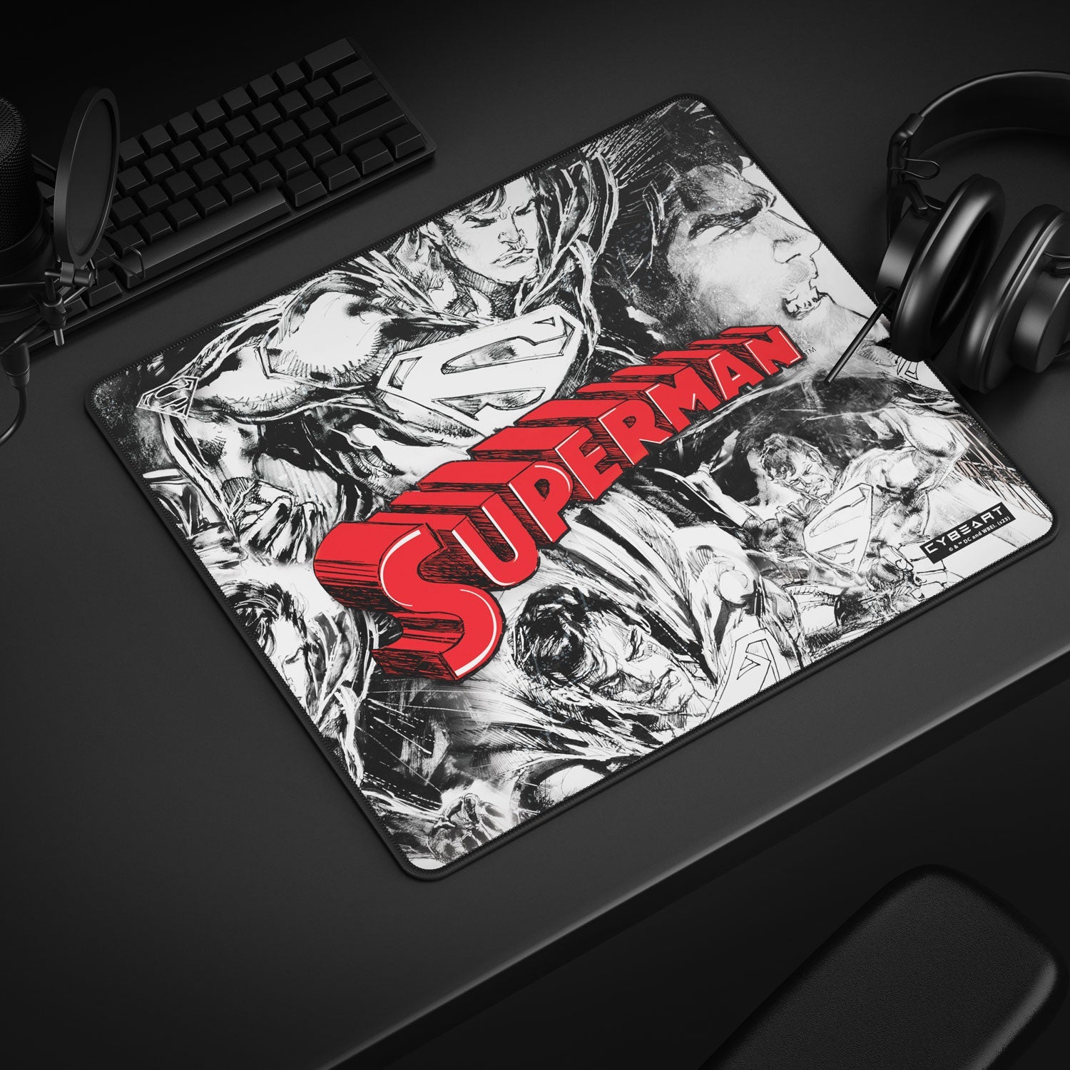 Superman Jim Lee Gaming Mouse Pad for Ultimate Gaming Performance - Shopthatapp.ca