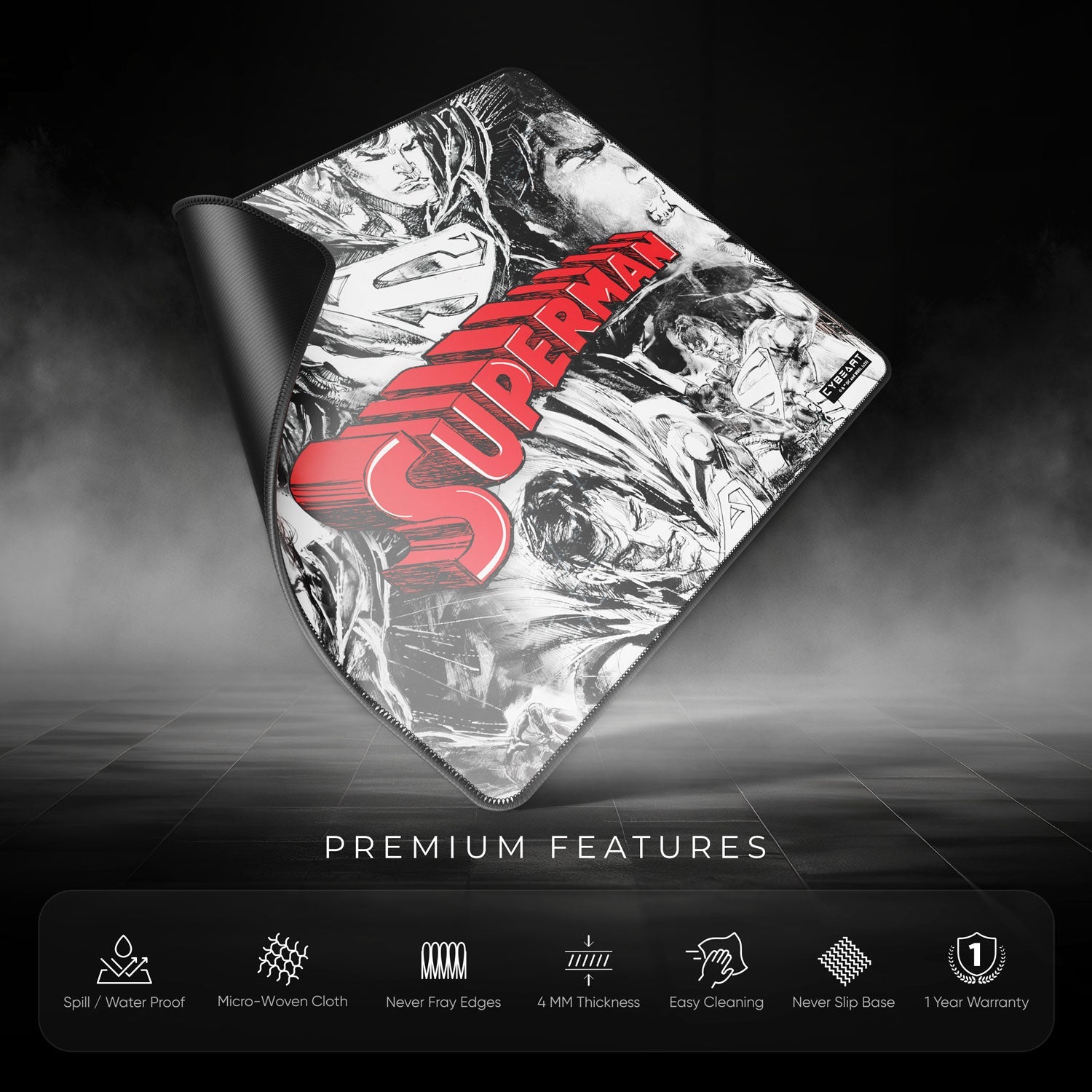 Superman Jim Lee Gaming Mouse Pad for Ultimate Gaming Performance - Shopthatapp.ca