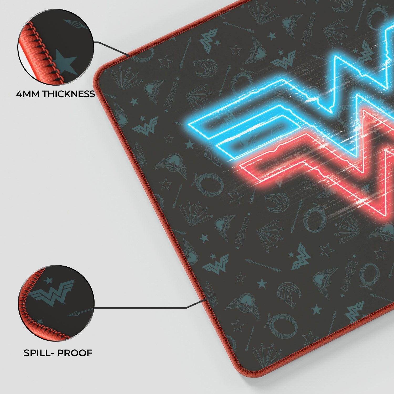 Wonder Woman Gaming Mouse Pad - Electrified Design for Gamers - Shopthatapp.ca