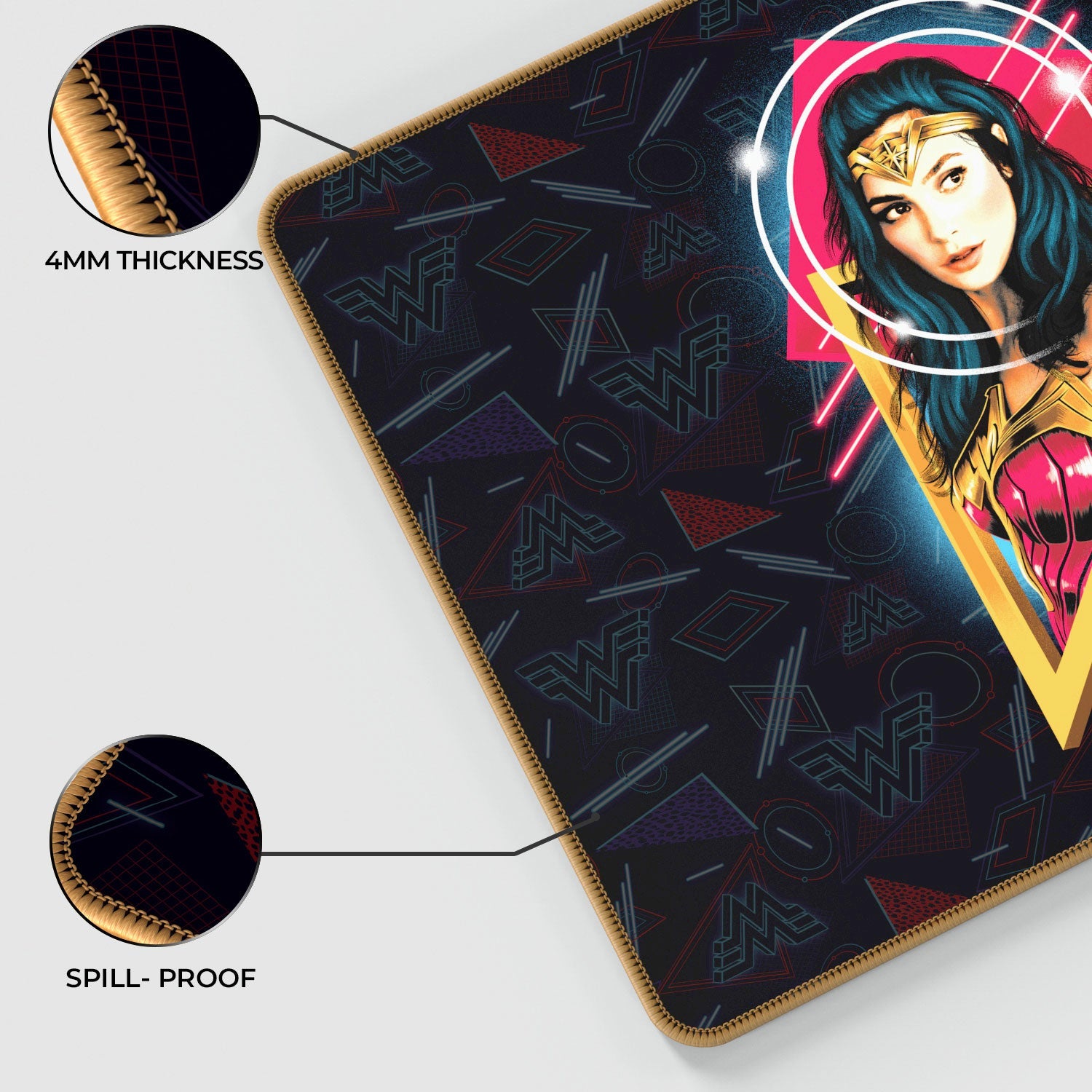 Wonder Woman Gaming Mouse Pad - Stylish Portrait Design for Gamers - Shopthatapp.ca