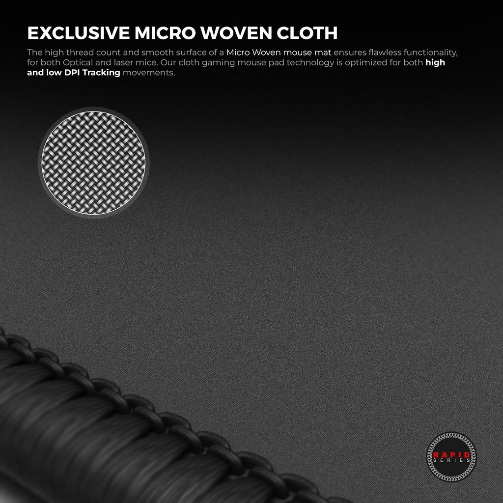 Ghost Black Gaming Mouse Pad - Precision and Comfort for Gamers - Shopthatapp.ca