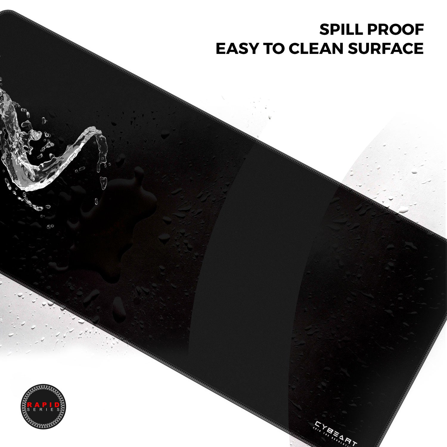 Ghost Black Gaming Mouse Pad - Precision and Comfort for Gamers - Shopthatapp.ca