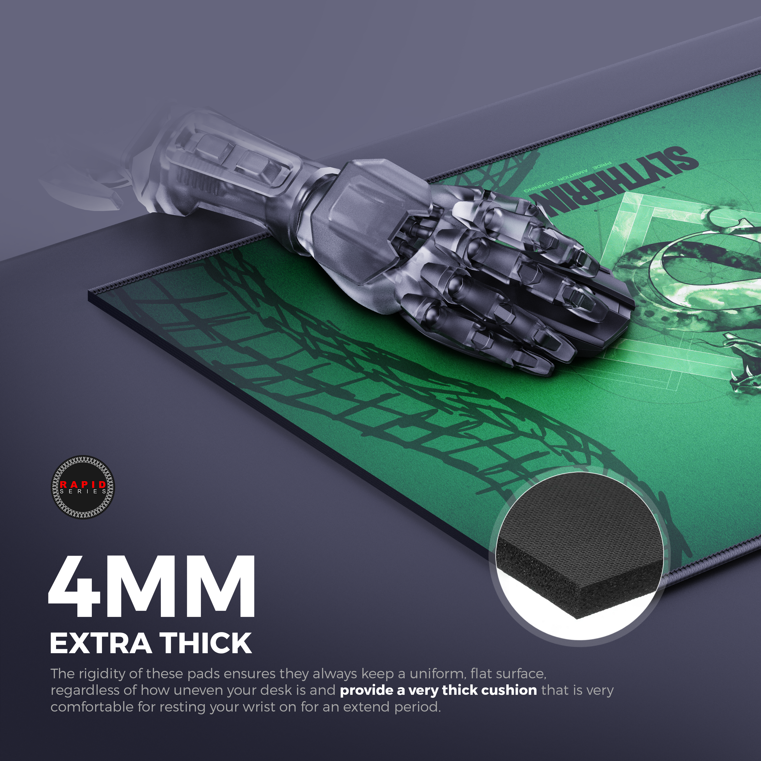 Slytherin Gaming Mouse Pad - Shopthatapp.ca