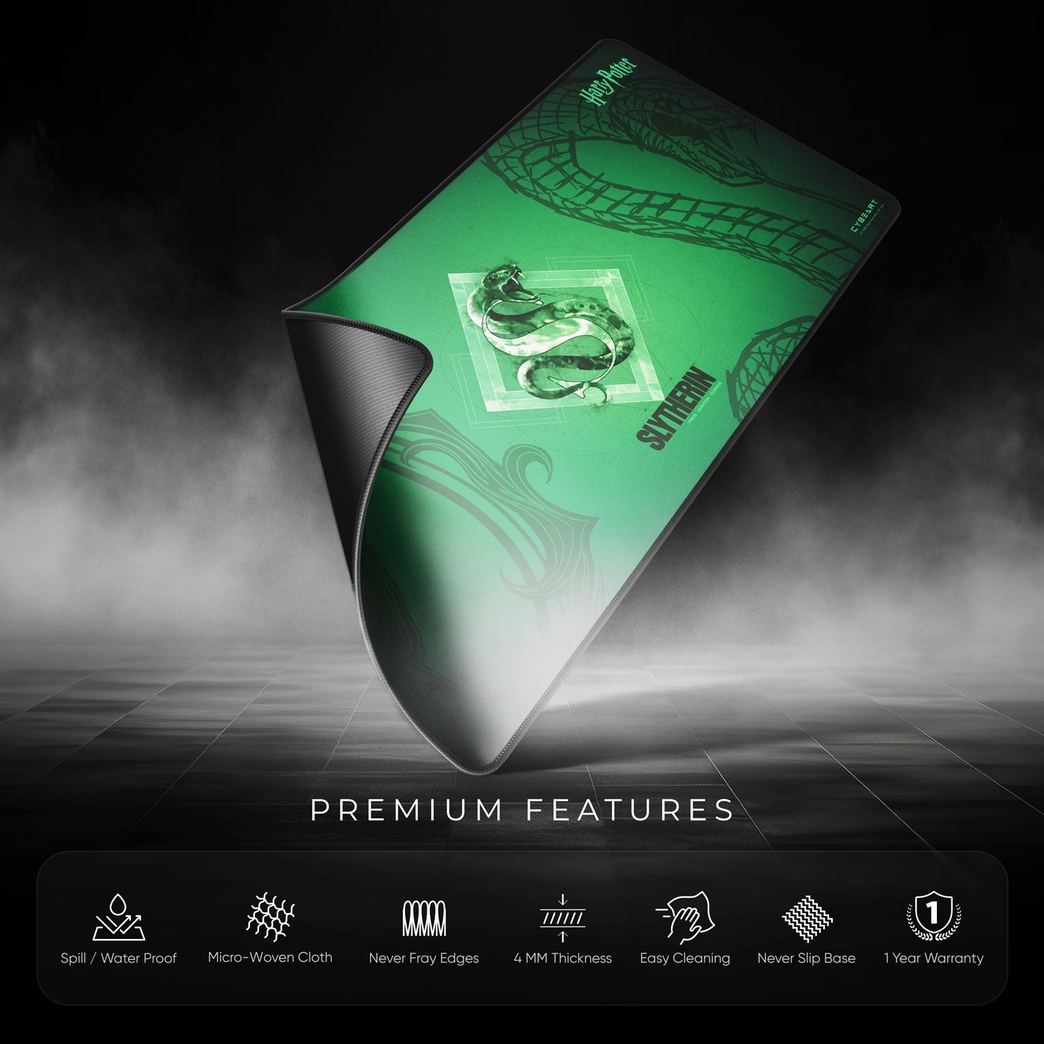 Slytherin Gaming Mouse Pad - Shopthatapp.ca