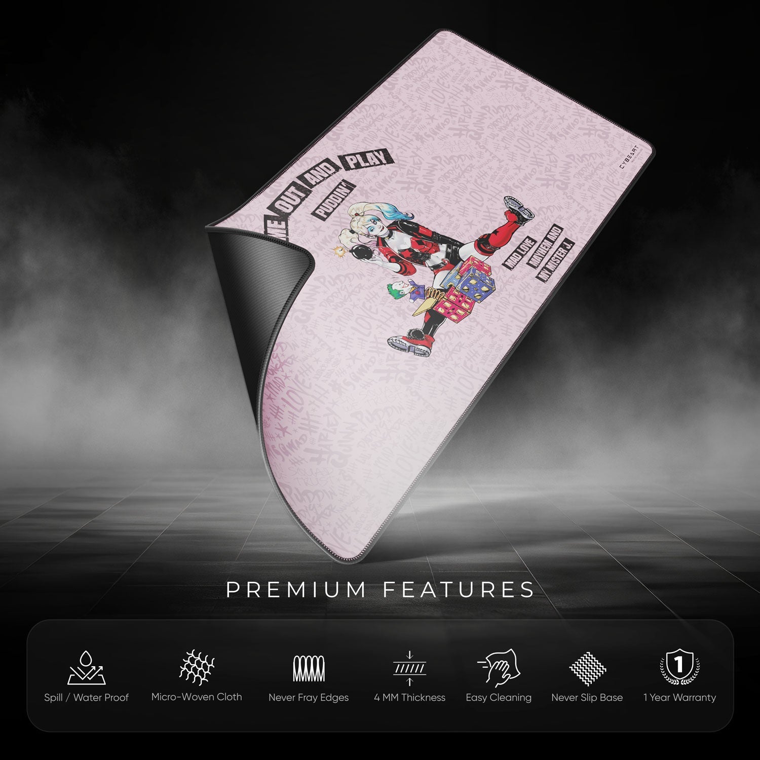 Harley Quinn Mouse Pad - Ideal Gaming Accessory for Gamers and Collectors - Shopthatapp.ca