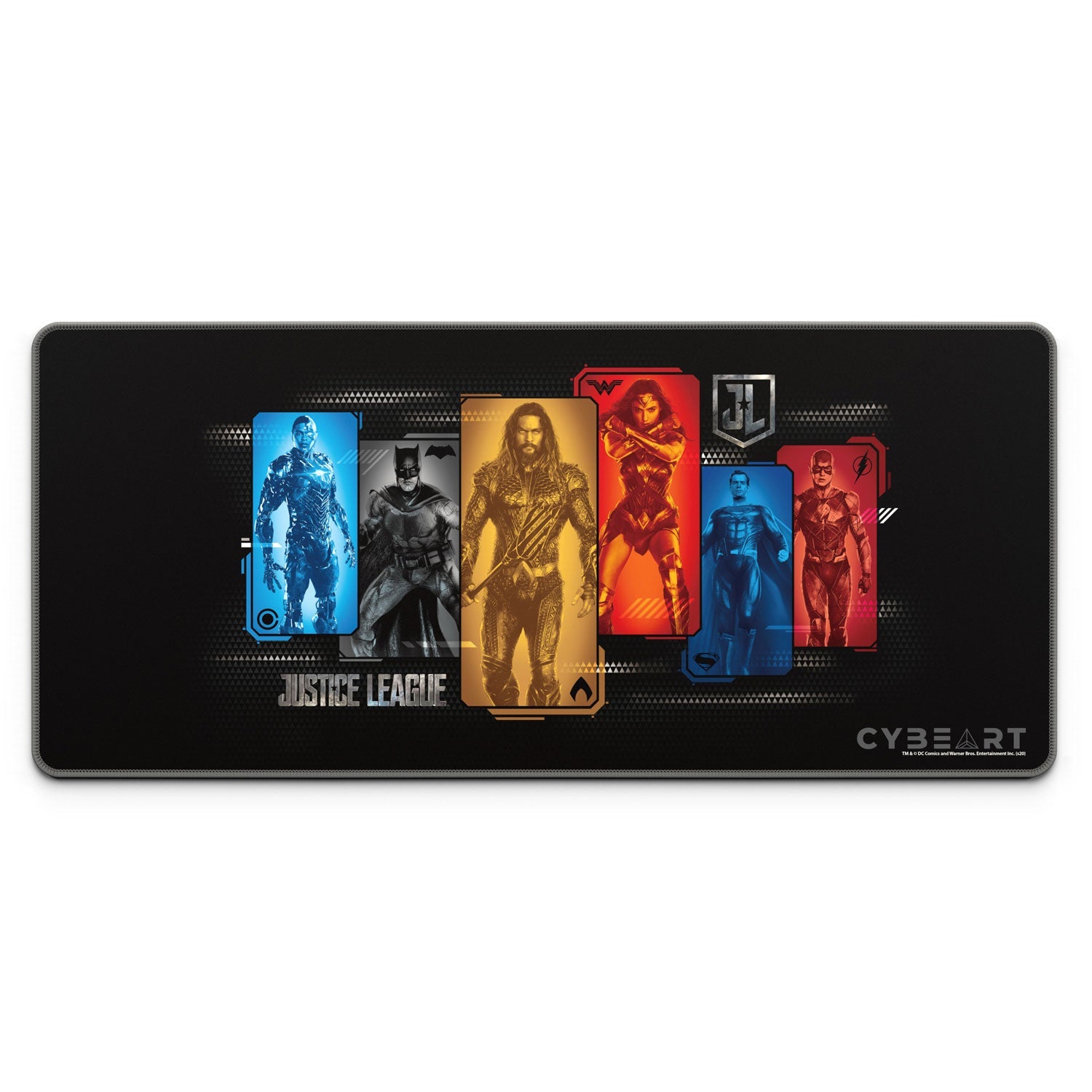 Justice League Gaming Mouse Pad - Character Portraits Design - Shopthatapp.ca