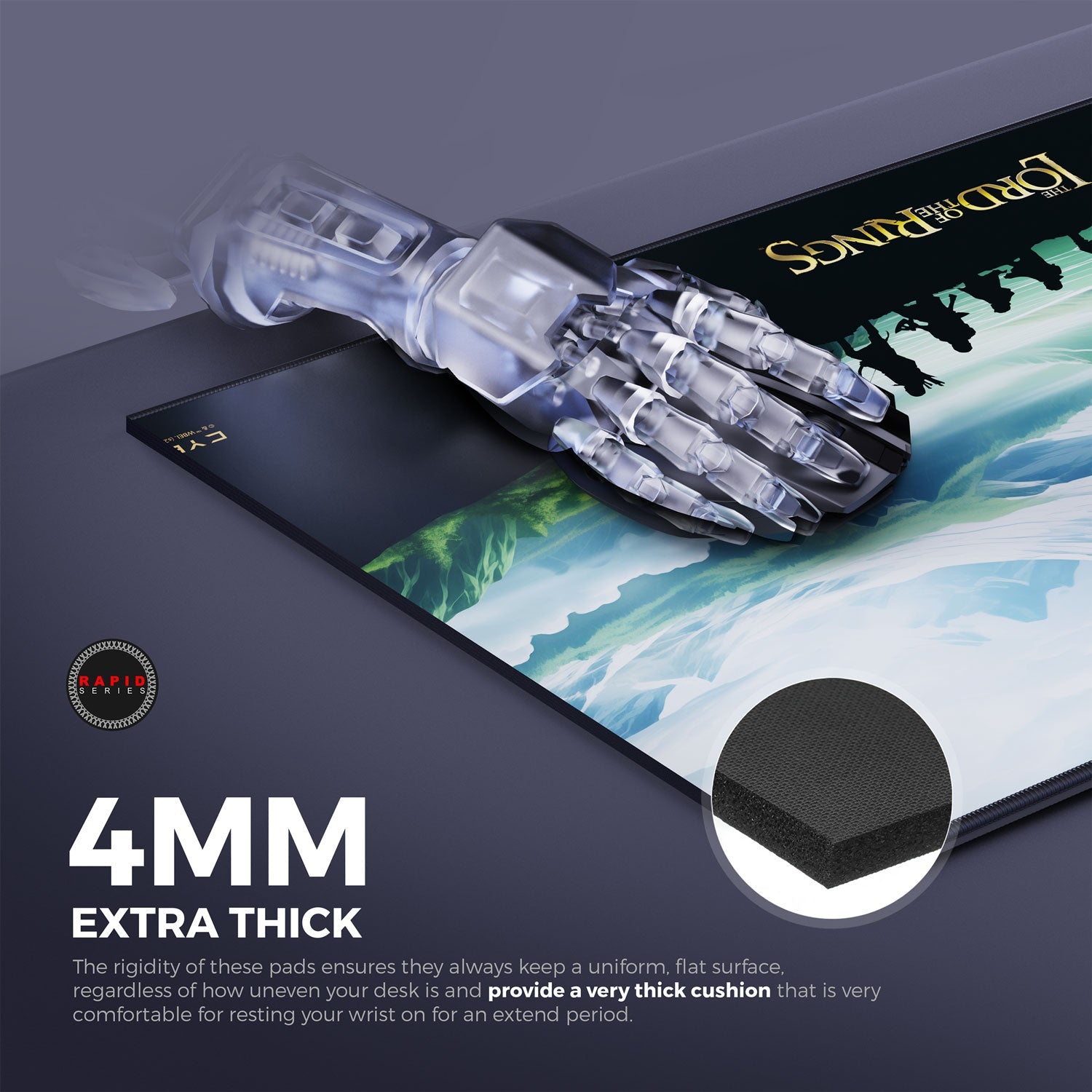 Lord of the Rings Mouse Pad - Epic Gaming Design for Ultimate Gamers - Shopthatapp.ca