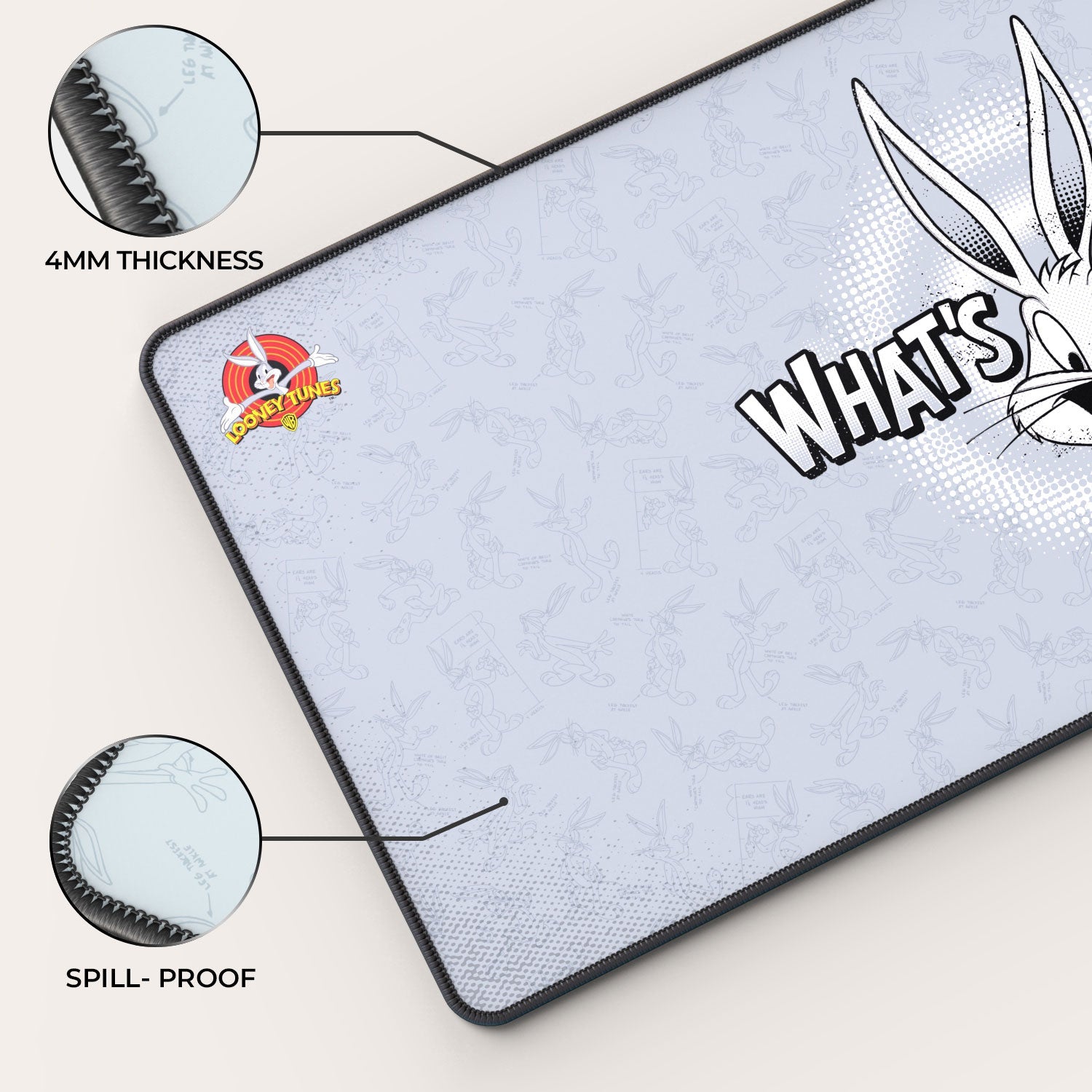 Bugs Bunny Mouse Pad for Gamers – Speed and Precision Gaming Accessory - Shopthatapp.ca