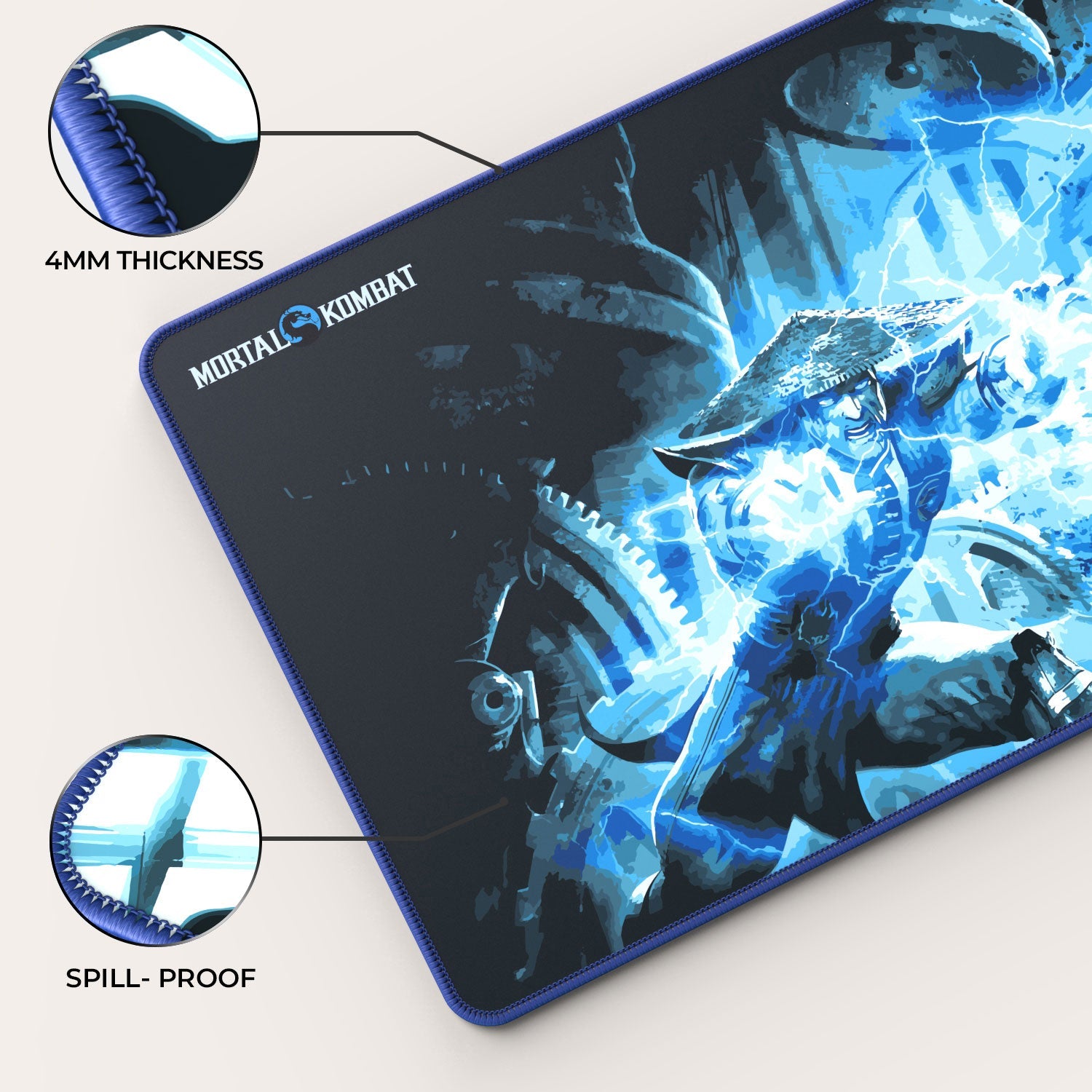 Mortal Kombat Raiden Mouse Pad - Ultimate Gaming Experience - Shopthatapp.ca