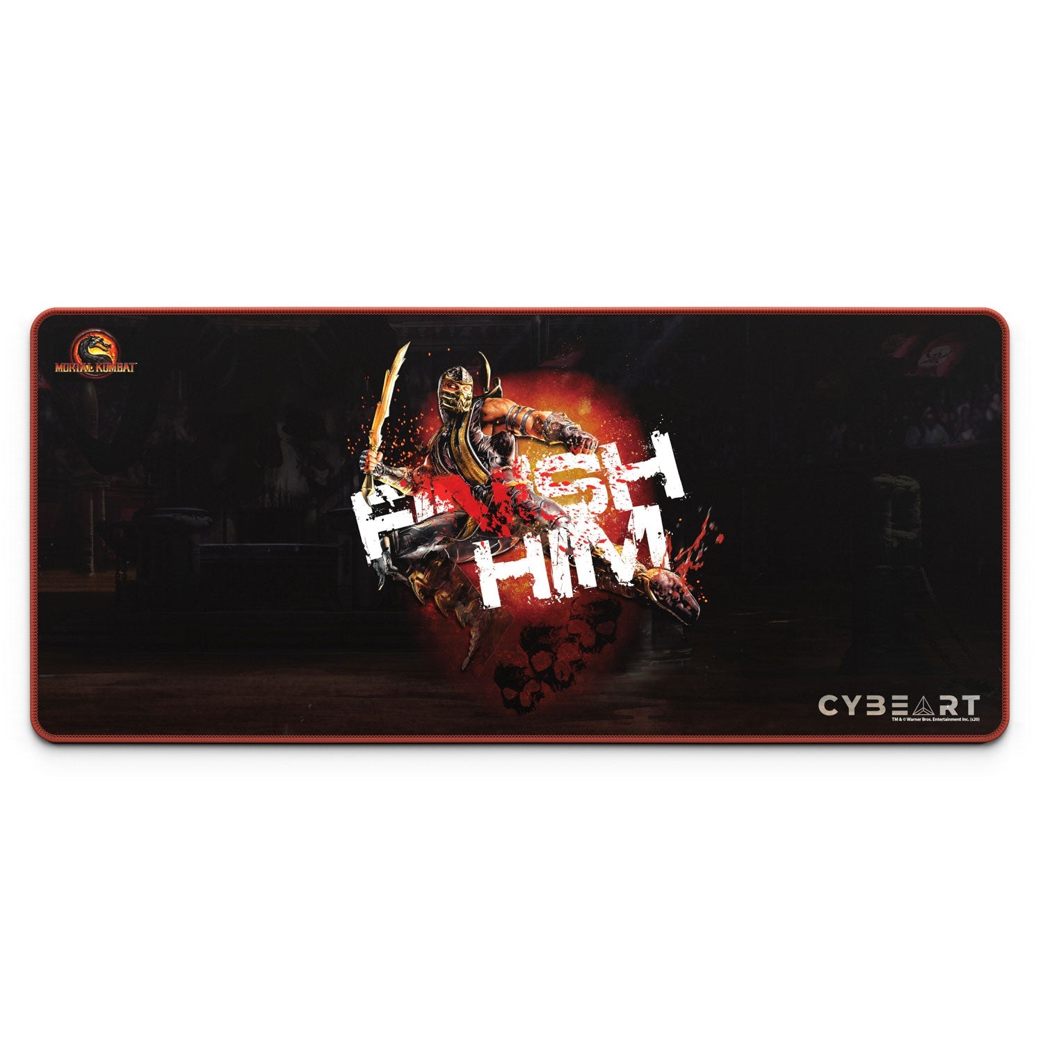 Mortal Kombat FINISH HIM Sub Zero Gaming Mouse Pad - Shopthatapp.ca