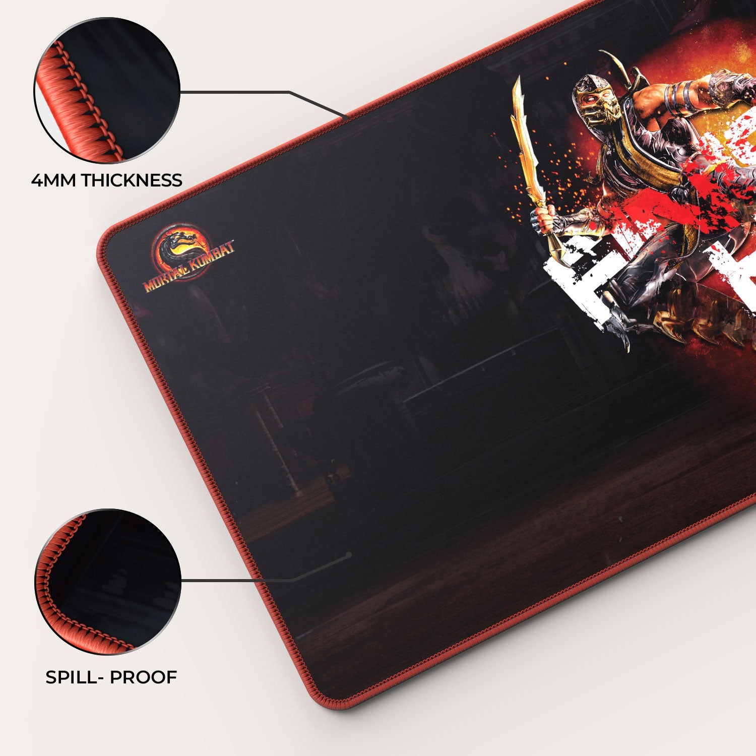 Mortal Kombat FINISH HIM Sub Zero Gaming Mouse Pad - Shopthatapp.ca