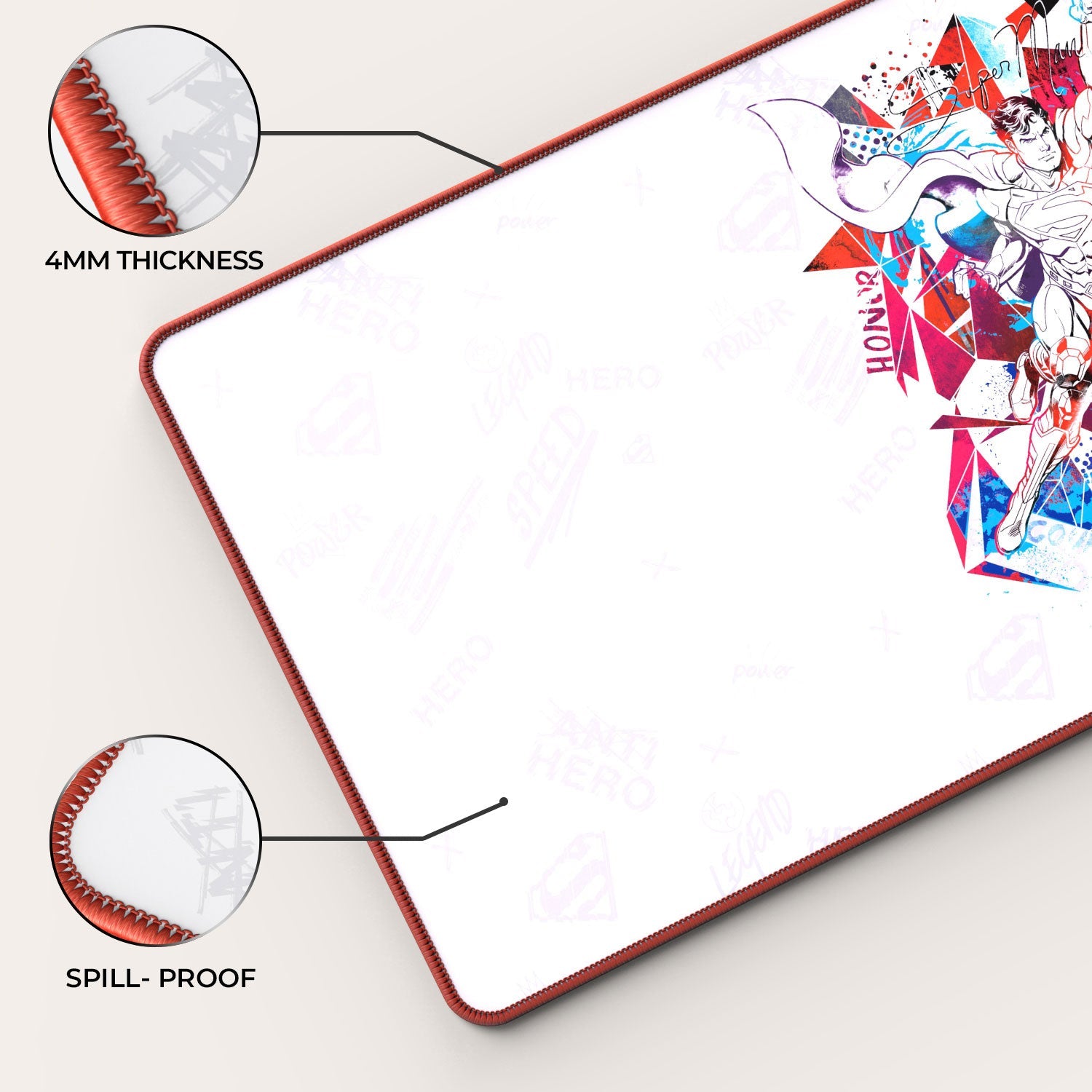 Superman Gaming Mouse Pad - Truth Honor Courage Design - Shopthatapp.ca