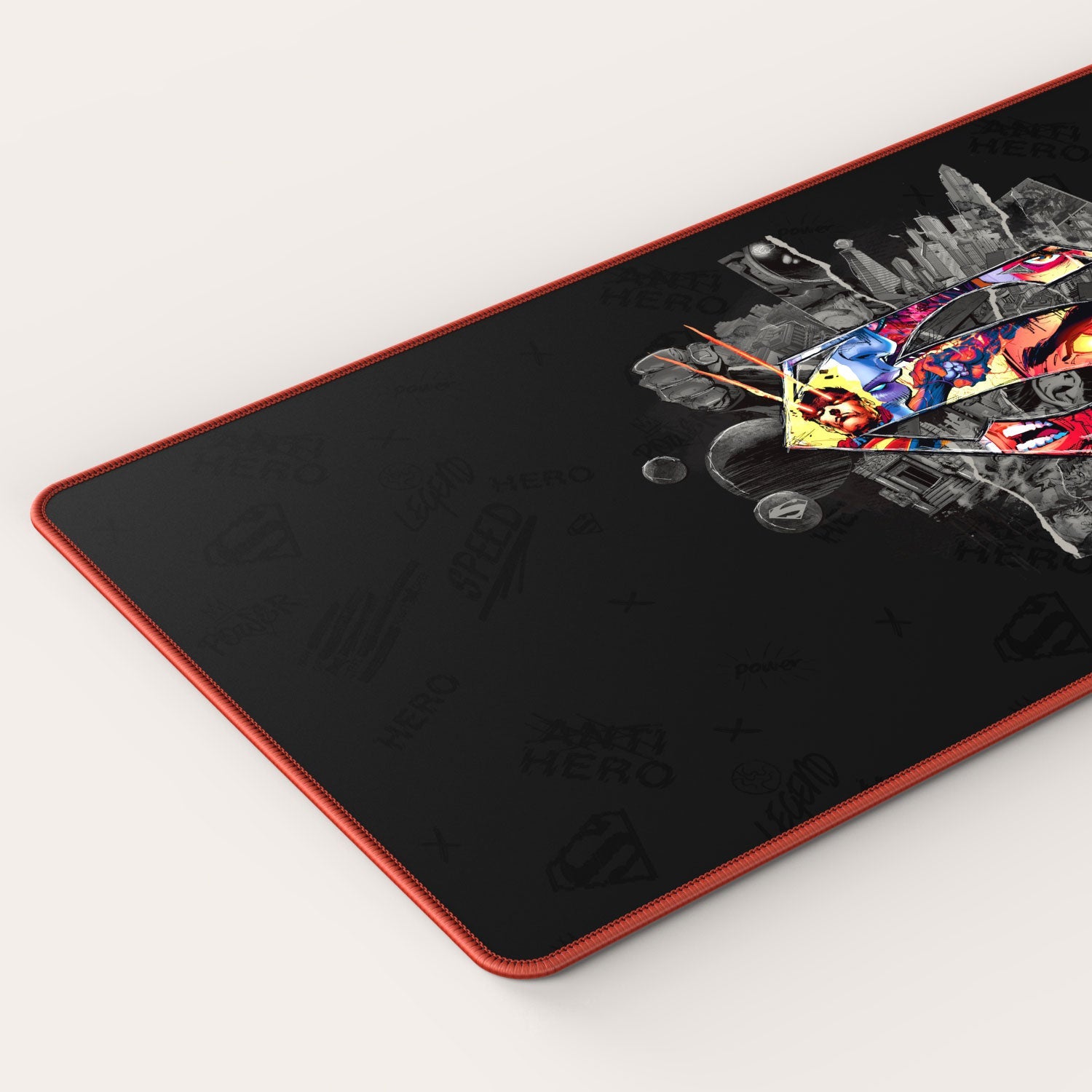 Superman Gaming Mouse Pad with Shield Emblem Design - Shopthatapp.ca