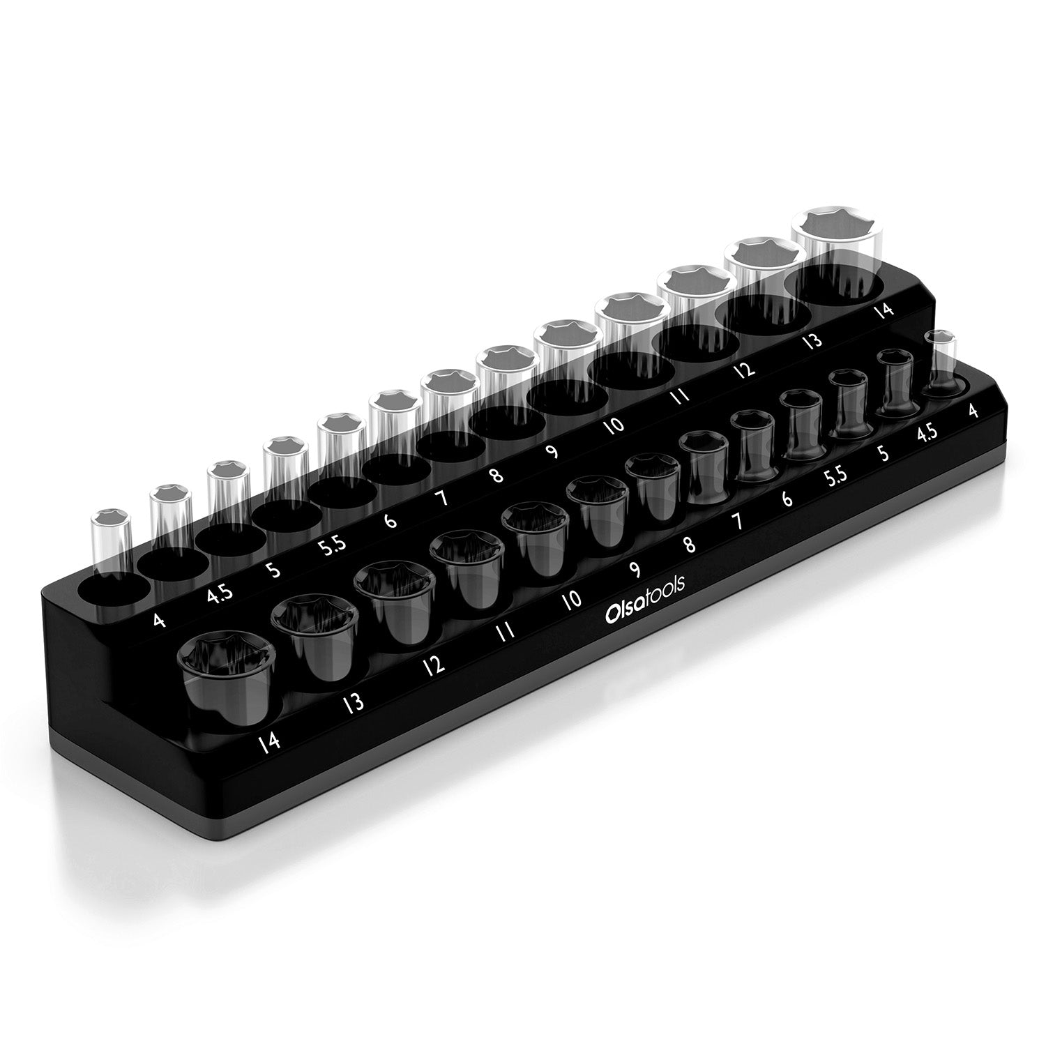 2-Row Magnetic Socket Holders