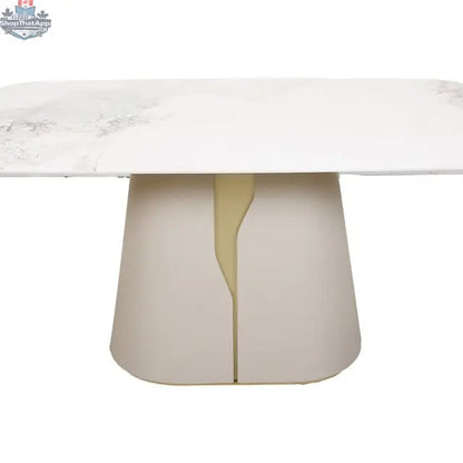 Hygge Design House Tove ceramic dining table with elegant design, featuring a smooth surface and modern style for dining rooms