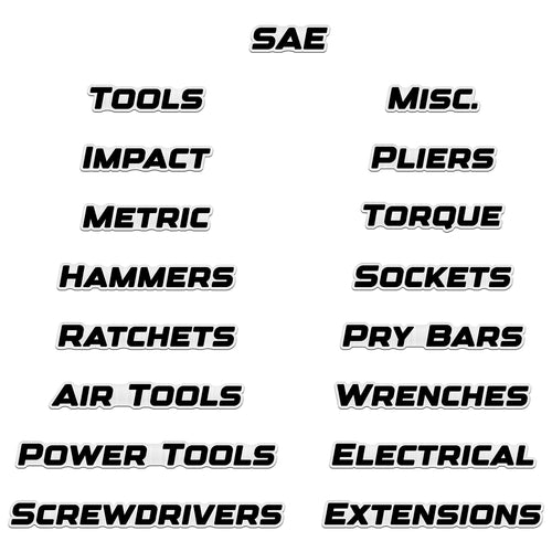 Aluminum Toolbox Emblems - Shopthatapp.ca