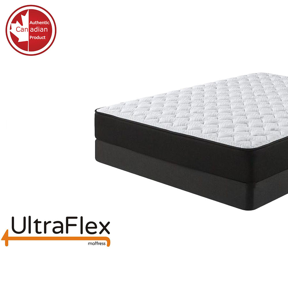 UltraFlex® PURITY -  Spinal Care Orthopedic Cool Gel, Pressure Relief Foam Encased, Multiple spinal Posture Support, LowMotion Transfer quilting, Natural Foam Blend, Comfort+, Eco-Friendly Mattress (Made in Canada) - Shopthatapp.ca