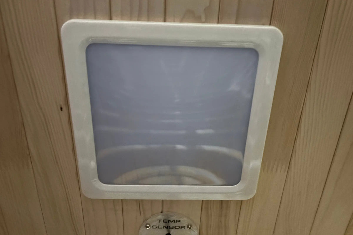 Zoppinh Blisspod Malmo infrared sauna for 2 persons with red light therapy, LED chromotherapy, and low EMF design.