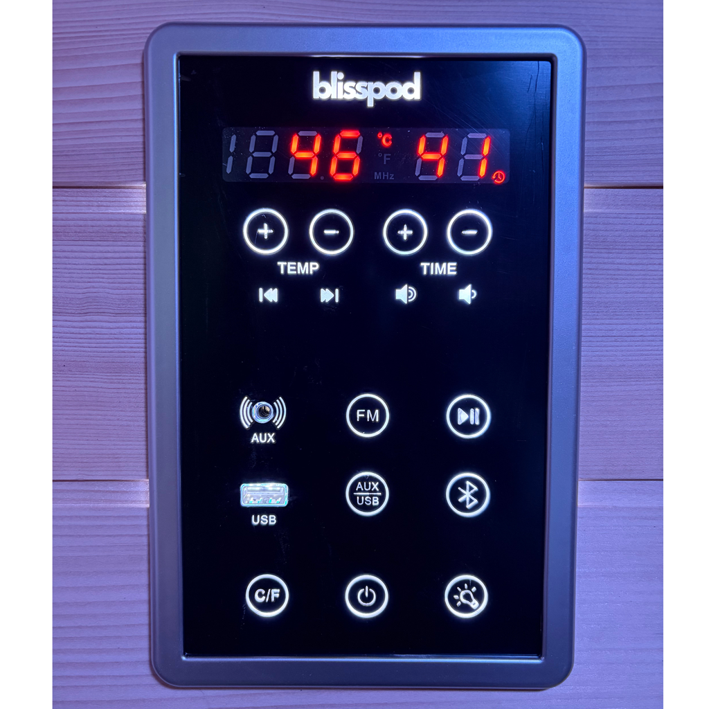 Blisspod | Malmo | All-In-One | Infrared + Red Light Therapy | Premium Sauna | Low EMF | LED Chromotherapy | 2 Person - Www.Shopthatapp.ca