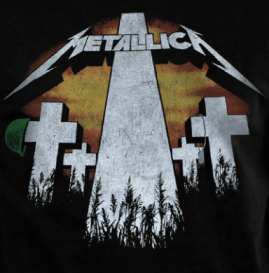 Metallica - Master of Puppets Black T-Shirt - Www.Shopthatapp.ca