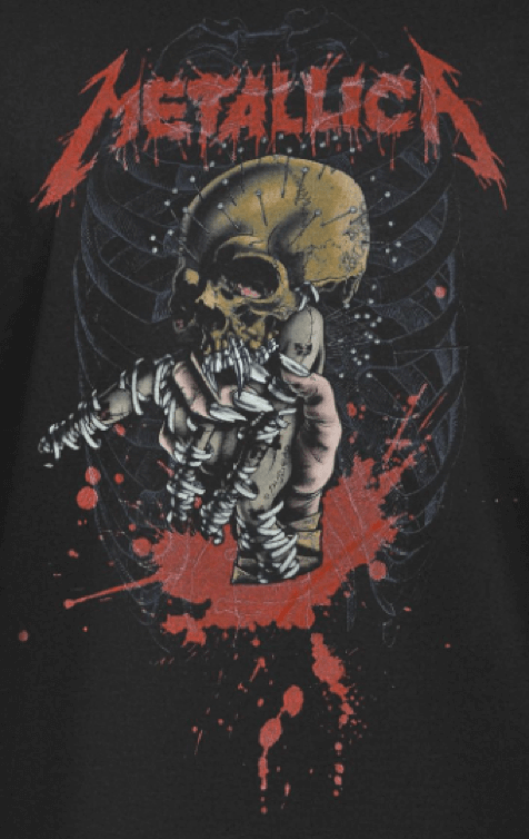 Metallica - Alien Birth Black T-Shirt - Www.Shopthatapp.ca