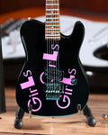 Signature Black Mick Mars Girls, Girls, Girls Mini Guitar - Www.Shopthatapp.ca