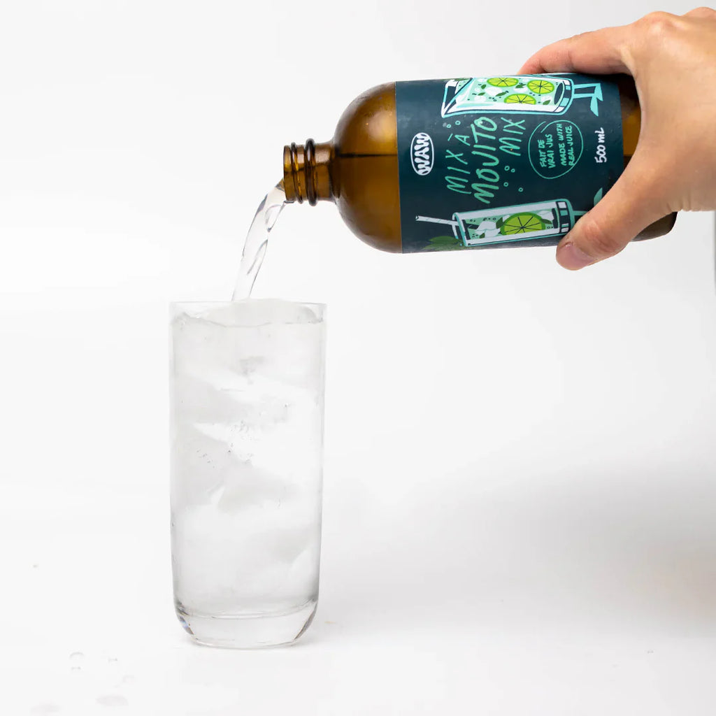 WAW Mojito Mix - Premium Mojito Cocktail Mixer for Refreshing Drinks