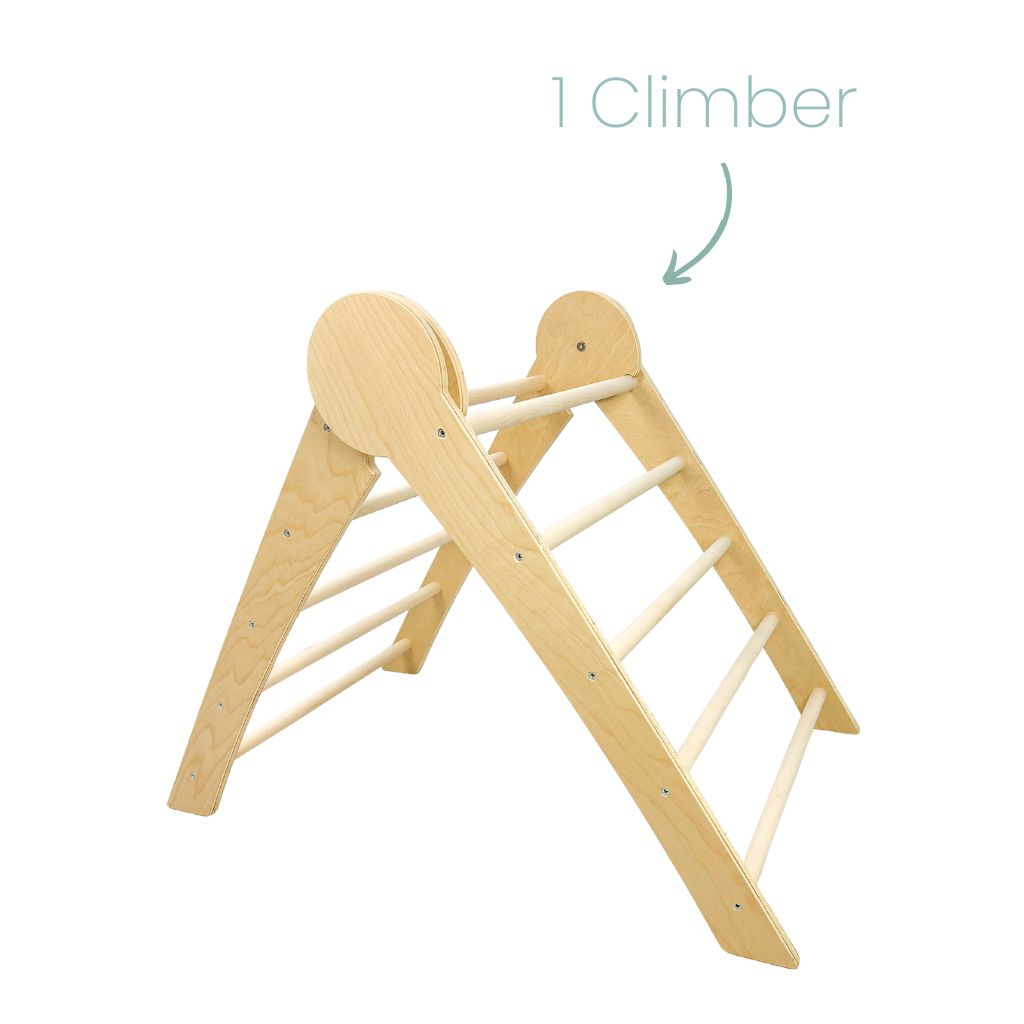 CRANBERRY CLIMBER - Montessori Wooden Triangle Climber for Kids - Shopthatapp.ca