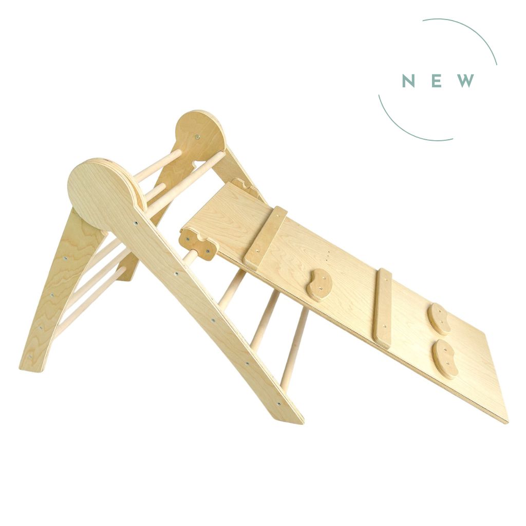 CRANBERRY CLIMBER - Montessori Wooden Triangle Climber for Kids - Shopthatapp.ca