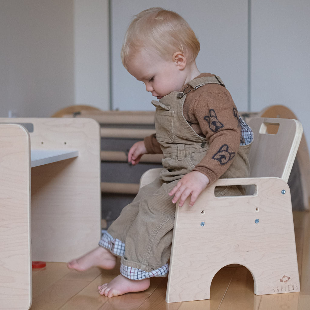PAPAYA SET - Adjustable Height Montessori Table and Chair Set for Weaning - Shopthatapp.ca