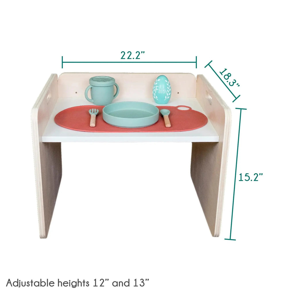 PAPAYA SET - Adjustable Height Montessori Table and Chair Set for Weaning - Shopthatapp.ca