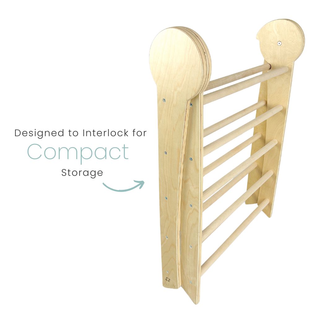 CRANBERRY CLIMBER - Montessori Wooden Triangle Climber for Kids - Shopthatapp.ca