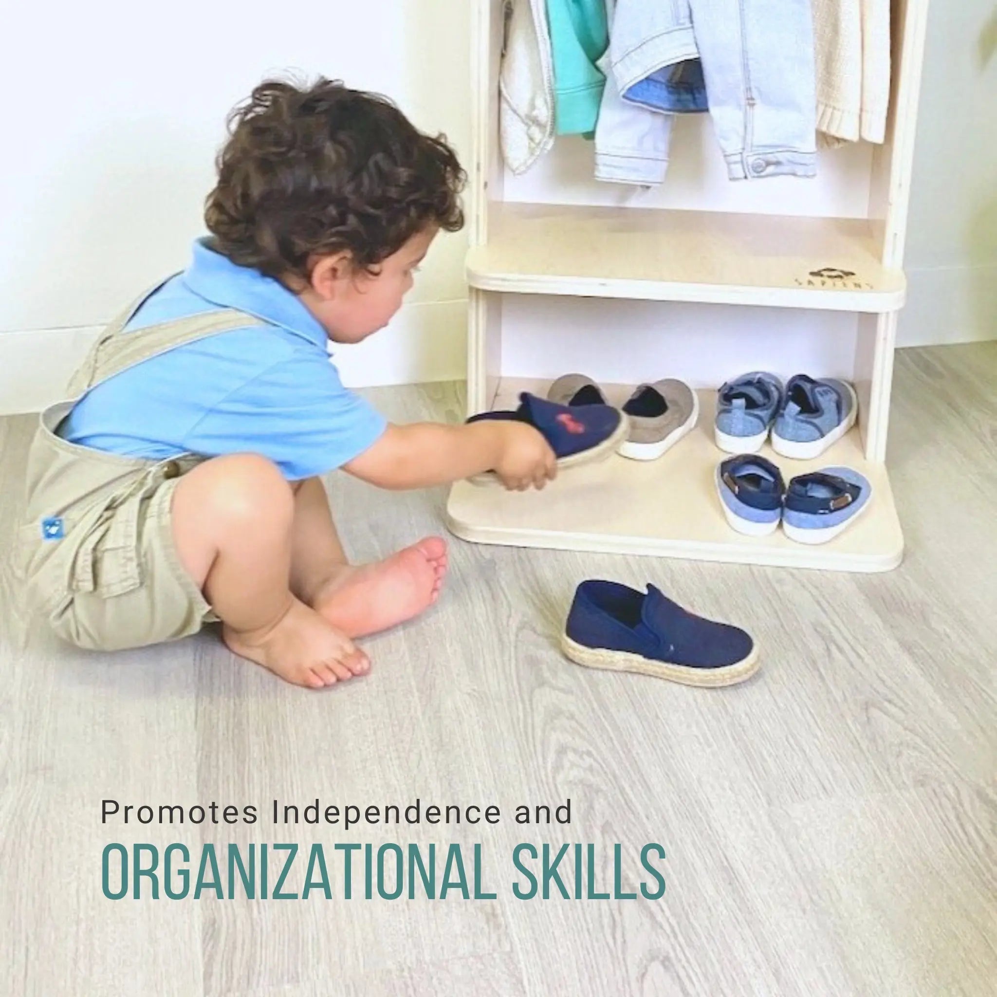 MANGO Montessori Coat Rack - Stylish Cubby Design for Kids - Shopthatapp.ca