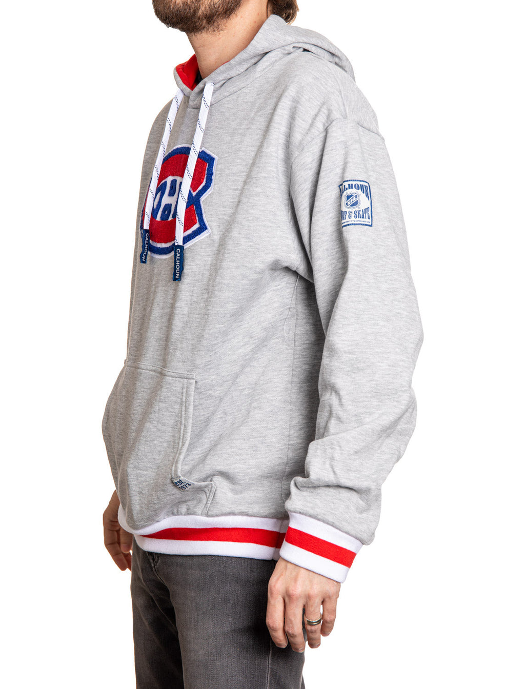 Montreal Canadiens "Muskoka Style" Premium Chenille Woven Logo Hoodie - Shopthatapp.ca
