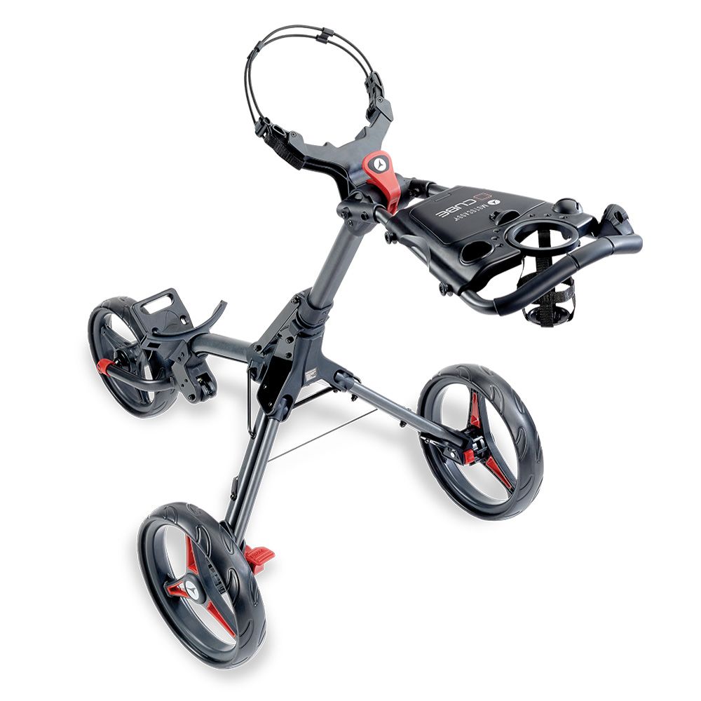 CUBE Compact Folding Golf Trolley | Quick 2‑Step Fold, Adjustable Handle, Parking Brake - Shopthatapp.ca