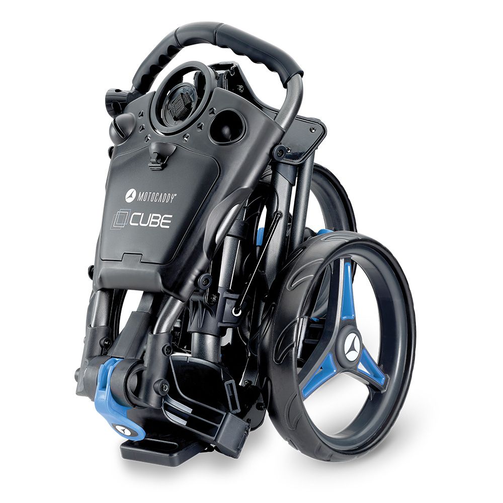 CUBE Compact Folding Golf Trolley | Quick 2‑Step Fold, Adjustable Handle, Parking Brake - Shopthatapp.ca