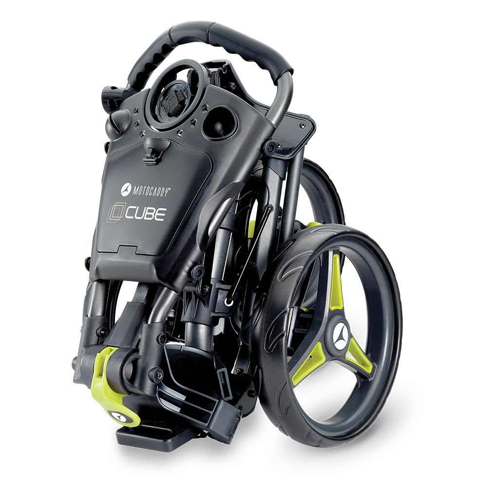 CUBE Compact Folding Golf Trolley | Quick 2‑Step Fold, Adjustable Handle, Parking Brake - Shopthatapp.ca