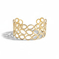 Open Circle Cuff Bracelet in Gold Stainless Steel - Shopthatapp.ca