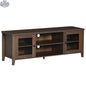 MacKenzie TV Stand for TVs up to 65 inches-Coffee Brown - Shopthatapp.ca