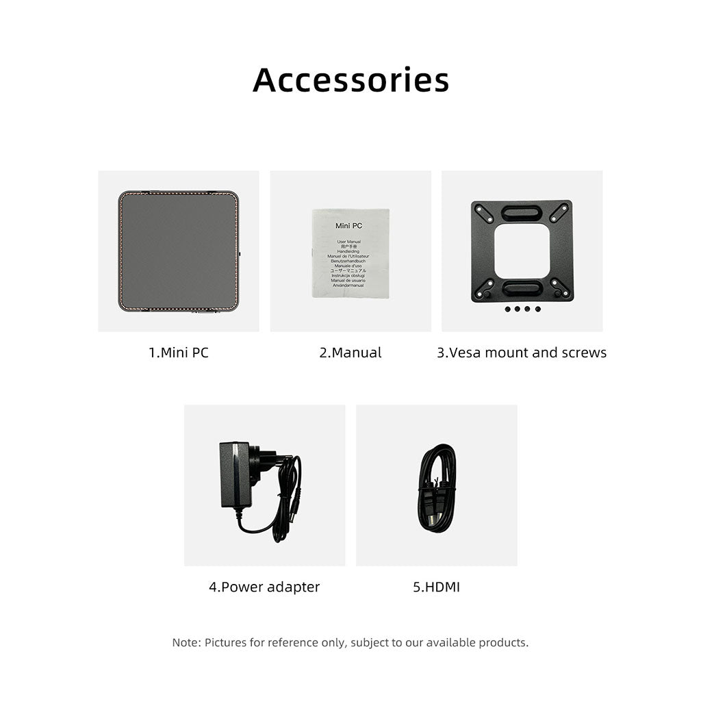 BDI Mini PC Computer 16G RAM+256G SSD