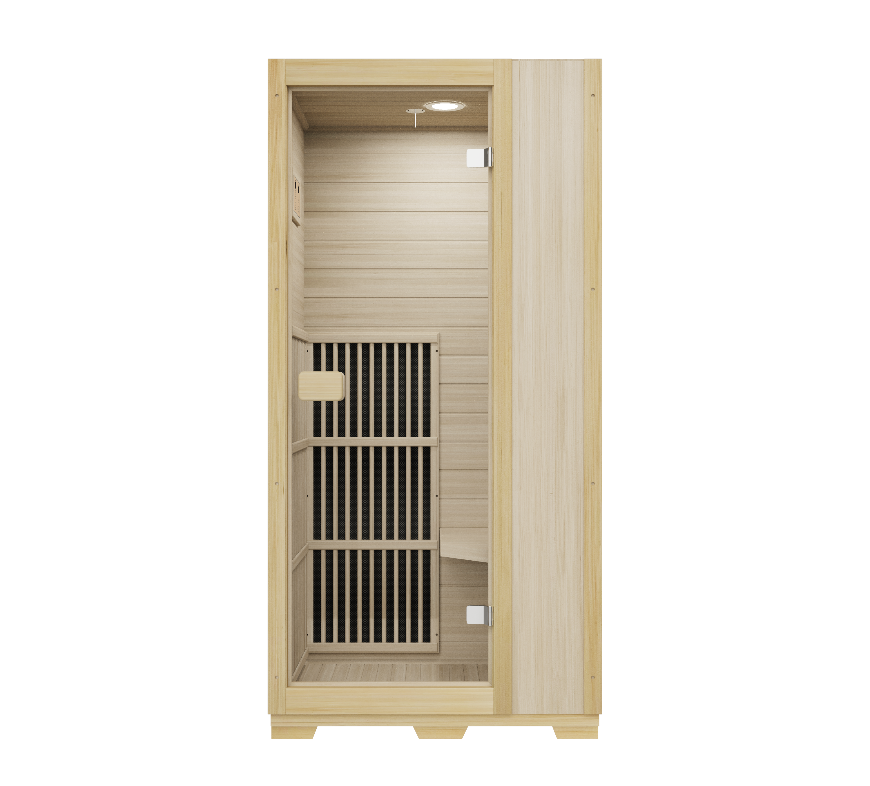 Blisspod | Vienna | Far Infrared Sauna | Canadian Hemlock Very Low EMF | 72.8"H x 35.4"W x 25.6"D | 1 Person - Www.Shopthatapp.ca