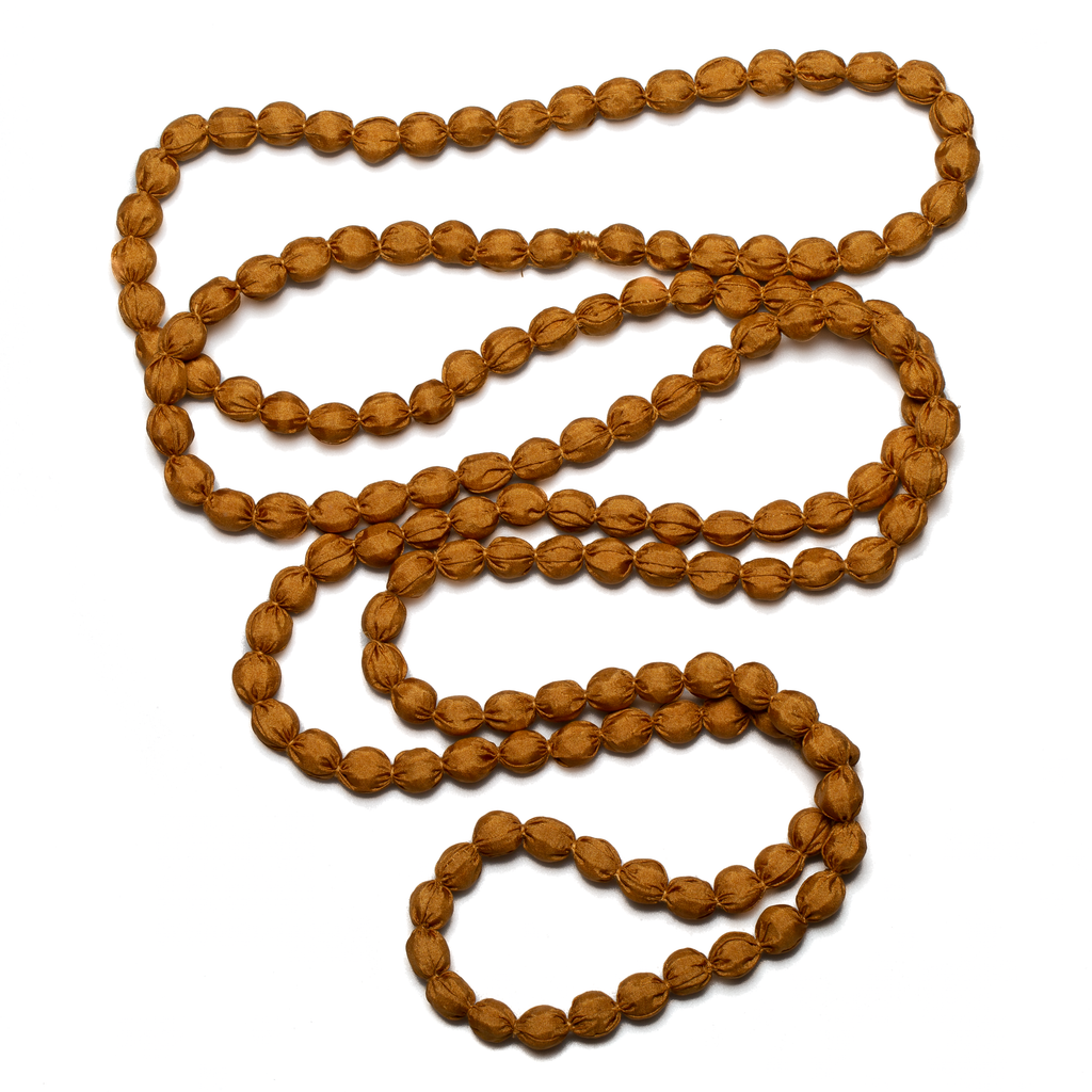 Extra Long Fabric Ball Necklace - Shopthatapp.ca