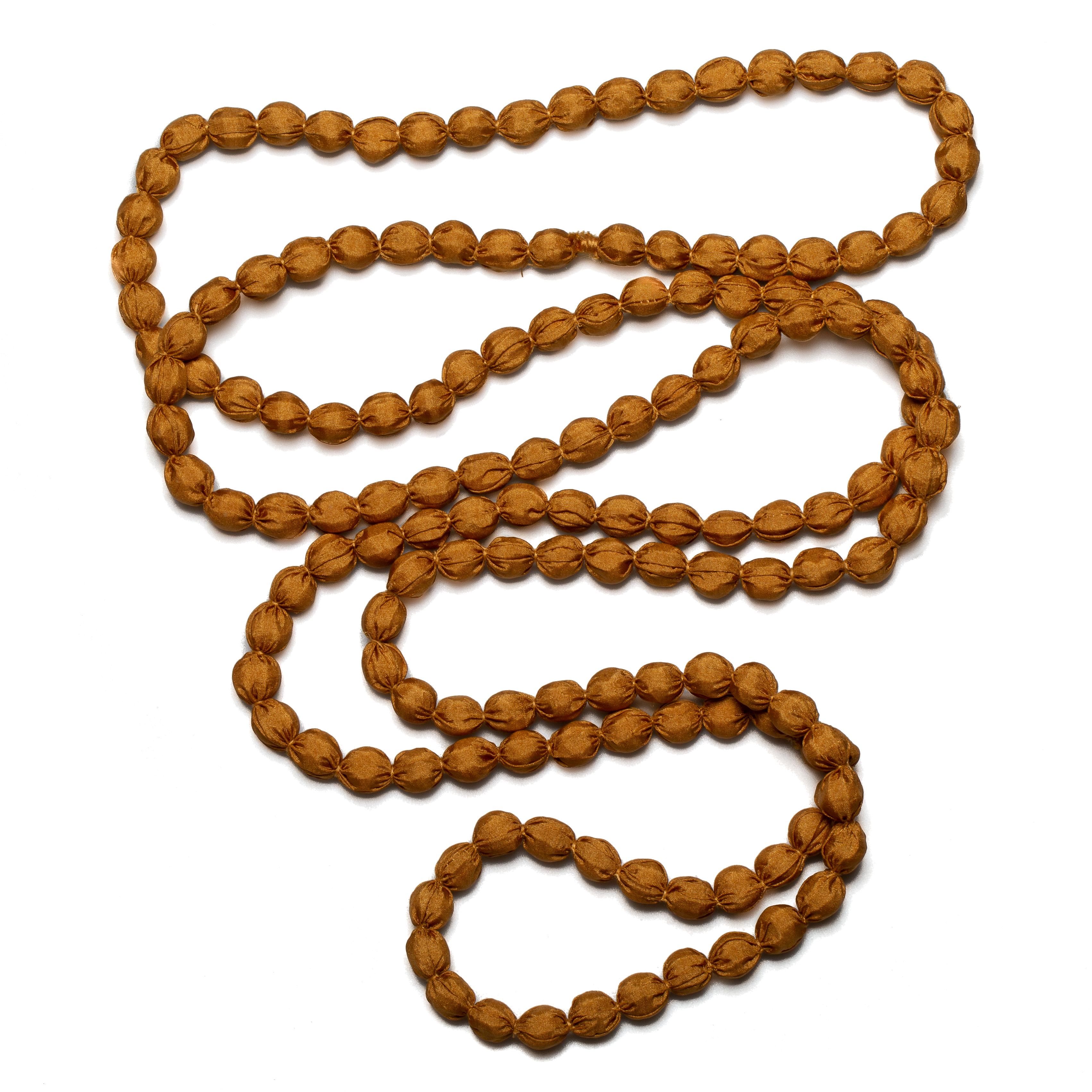 Extra Long Fabric Ball Necklace - Shopthatapp.ca