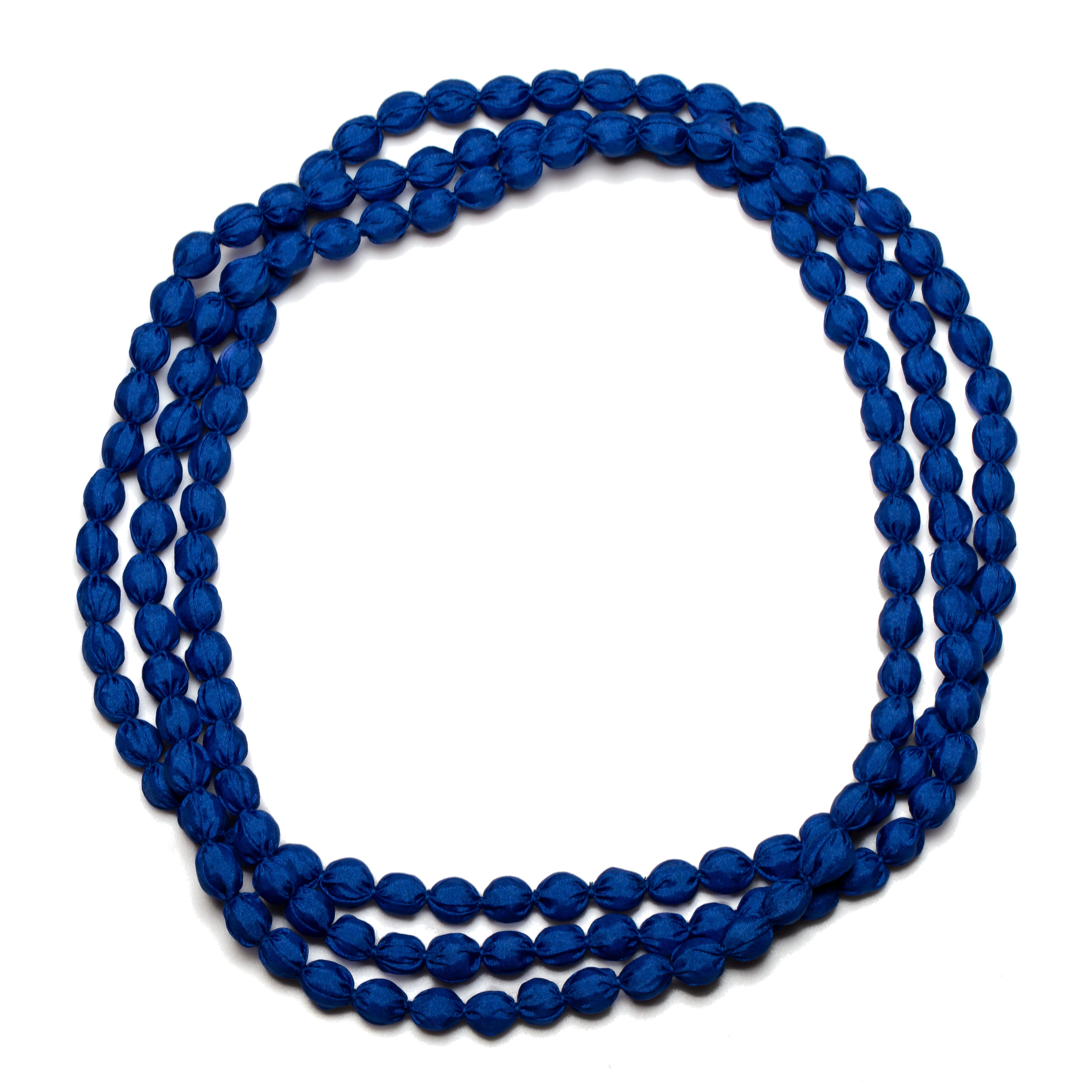 Extra Long Fabric Ball Necklace - Shopthatapp.ca