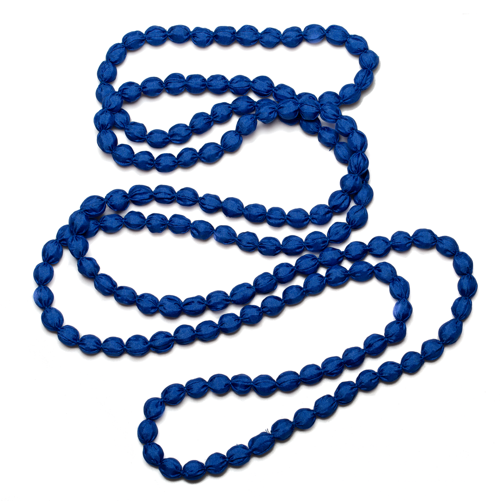 Extra Long Fabric Ball Necklace - Shopthatapp.ca